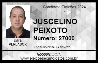 Candidato JUSCELINO PEIXOTO 2024 - BORBA - Eleições