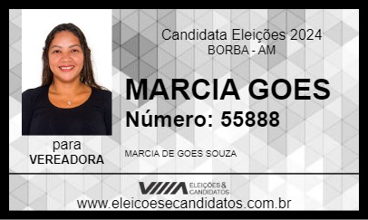 Candidato MARCIA GOES 2024 - BORBA - Eleições