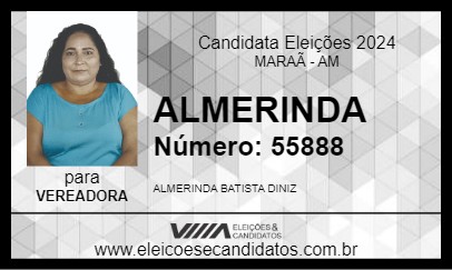 Candidato ALMERINDA 2024 - MARAÃ - Eleições