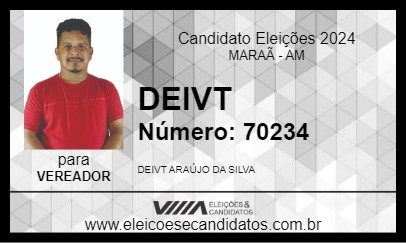 Candidato DEIVT 2024 - MARAÃ - Eleições