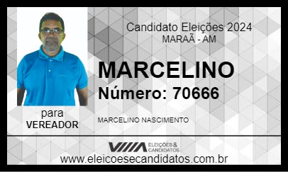 Candidato MARCELINO 2024 - MARAÃ - Eleições