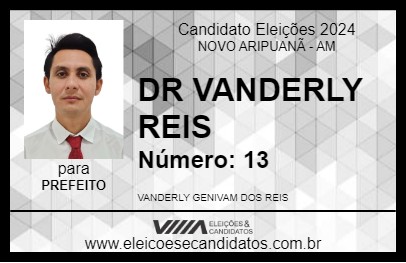 Candidato DR VANDERLY REIS 2024 - NOVO ARIPUANÃ - Eleições