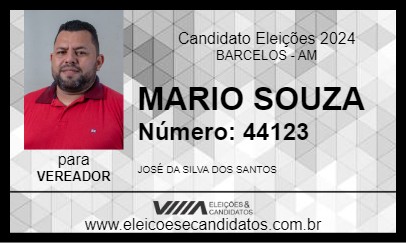 Candidato MARIO SOUZA 2024 - BARCELOS - Eleições