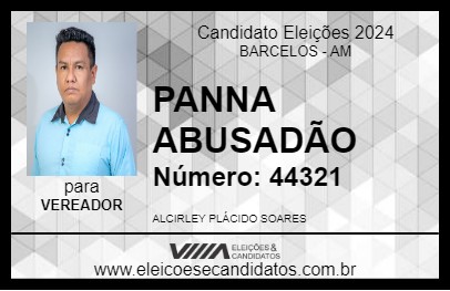 Candidato PANNA ABUSADÃO 2024 - BARCELOS - Eleições