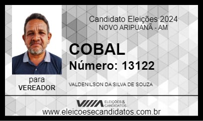 Candidato COBAL 2024 - NOVO ARIPUANÃ - Eleições