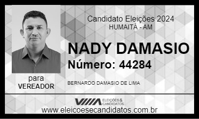 Candidato NADY DAMASIO 2024 - HUMAITÁ - Eleições