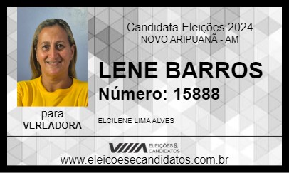 Candidato LENE BARROS 2024 - NOVO ARIPUANÃ - Eleições