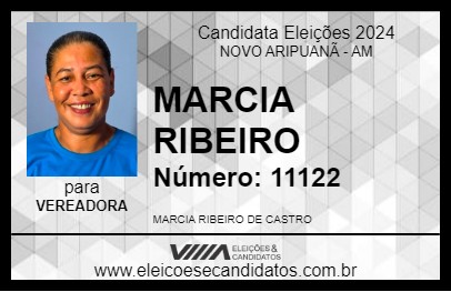 Candidato MARCIA RIBEIRO 2024 - NOVO ARIPUANÃ - Eleições