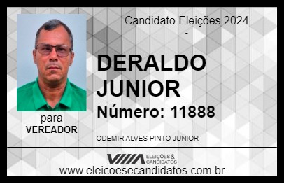 Candidato DERALDO JUNIOR 2024 - NOVO ARIPUANÃ - Eleições