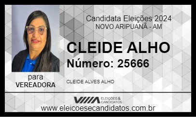 Candidato CLEIDE ALHO 2024 - NOVO ARIPUANÃ - Eleições