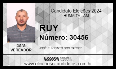 Candidato RUY 2024 - HUMAITÁ - Eleições