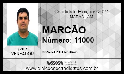 Candidato MARCÃO 2024 - MARAÃ - Eleições