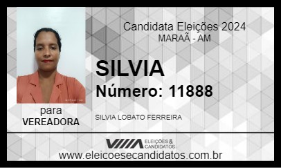 Candidato SILVIA 2024 - MARAÃ - Eleições