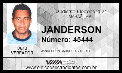 Candidato JANDERSON 2024 - MARAÃ - Eleições