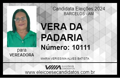 Candidato VERA DA PADARIA 2024 - BARCELOS - Eleições