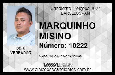 Candidato MARQUINHO MISINO 2024 - BARCELOS - Eleições