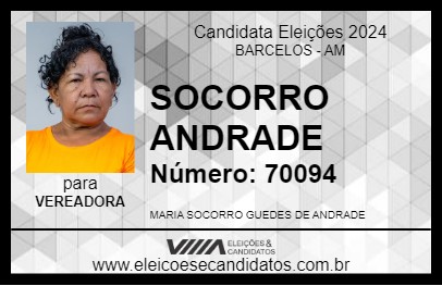 Candidato SOCORRO ANDRADE 2024 - BARCELOS - Eleições