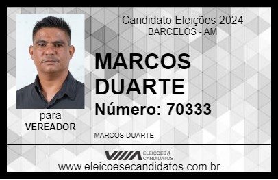 Candidato MARCOS DUARTE  2024 - BARCELOS - Eleições