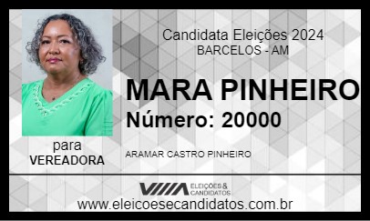 Candidato MARA PINHEIRO 2024 - BARCELOS - Eleições