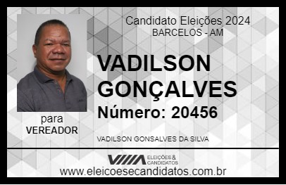 Candidato VADILSON GONÇALVES 2024 - BARCELOS - Eleições