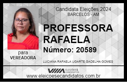 Candidato PROFESSORA RAFAELA 2024 - BARCELOS - Eleições