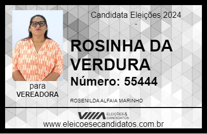 Candidato ROSINHA DA VERDURA 2024 - NOVA OLINDA DO NORTE - Eleições