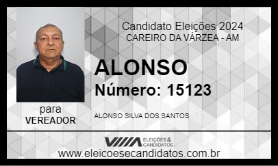 Candidato ALONSO 2024 - CAREIRO DA VÁRZEA - Eleições