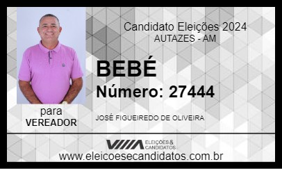 Candidato BEBÉ 2024 - AUTAZES - Eleições