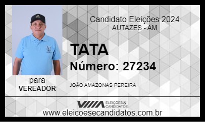 Candidato TATA 2024 - AUTAZES - Eleições