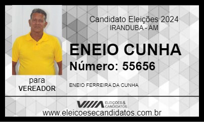 Candidato ENEIO CUNHA 2024 - IRANDUBA - Eleições