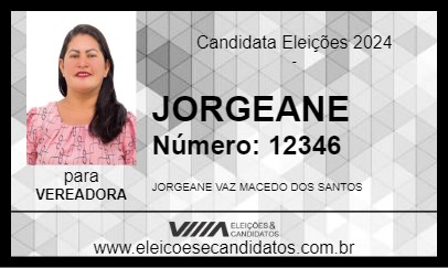 Candidato JORGEANE 2024 - NOVA OLINDA DO NORTE - Eleições