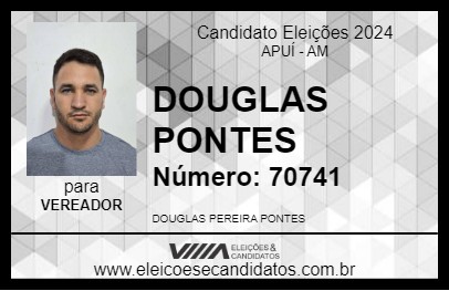 Candidato DOUGLAS PONTES 2024 - APUÍ - Eleições