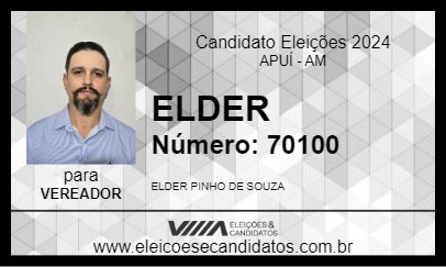 Candidato ELDER 2024 - APUÍ - Eleições