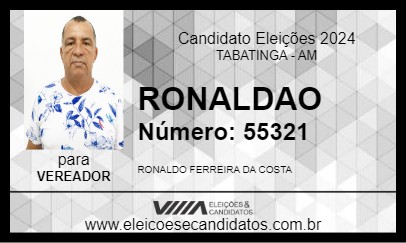 Candidato RONALDAO 2024 - TABATINGA - Eleições