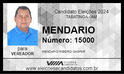 Candidato MENDARIO 2024 - TABATINGA - Eleições