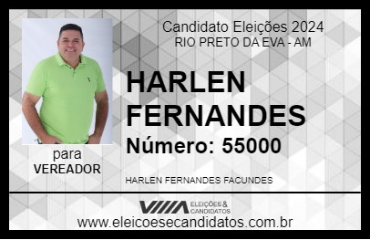 Candidato HARLEN FERNANDES 2024 - RIO PRETO DA EVA - Eleições