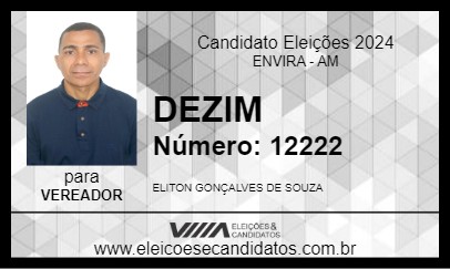 Candidato DEZIM 2024 - ENVIRA - Eleições