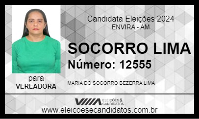 Candidato SOCORRO LIMA 2024 - ENVIRA - Eleições