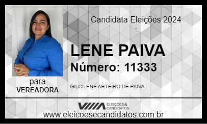 Candidato LENE PAIVA 2024 - AUTAZES - Eleições