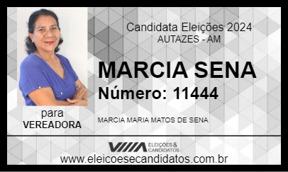 Candidato MARCIA SENA  2024 - AUTAZES - Eleições