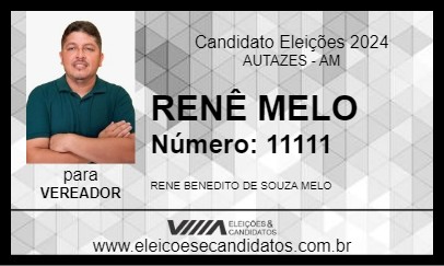 Candidato RENÊ MELO 2024 - AUTAZES - Eleições