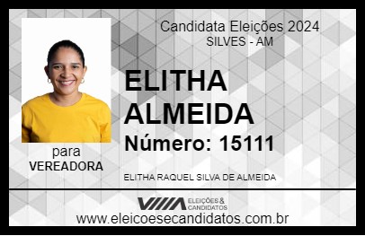 Candidato ELITHA ALMEIDA 2024 - SILVES - Eleições