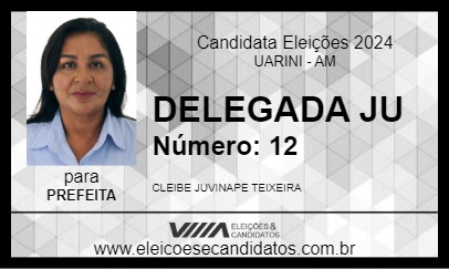 Candidato DELEGADA JU 2024 - UARINI - Eleições