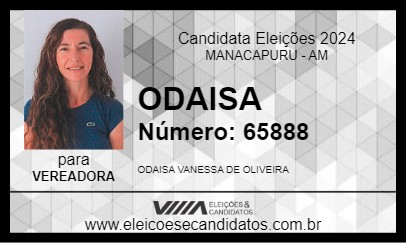 Candidato ODAISA 2024 - MANACAPURU - Eleições