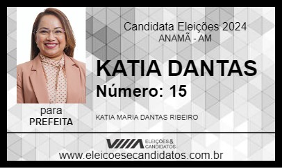 Candidato KATIA DANTAS 2024 - ANAMÃ - Eleições