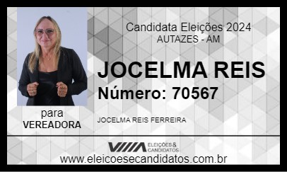 Candidato JOCELMA REIS 2024 - AUTAZES - Eleições