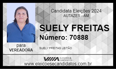 Candidato SUELY FREITAS 2024 - AUTAZES - Eleições