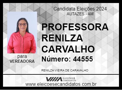 Candidato PROFESSORA RENILZA CARVALHO 2024 - AUTAZES - Eleições