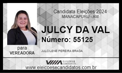 Candidato JULCY DA VAL 2024 - MANACAPURU - Eleições