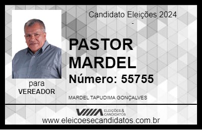 Candidato PASTOR MARDEL 2024 - MANACAPURU - Eleições